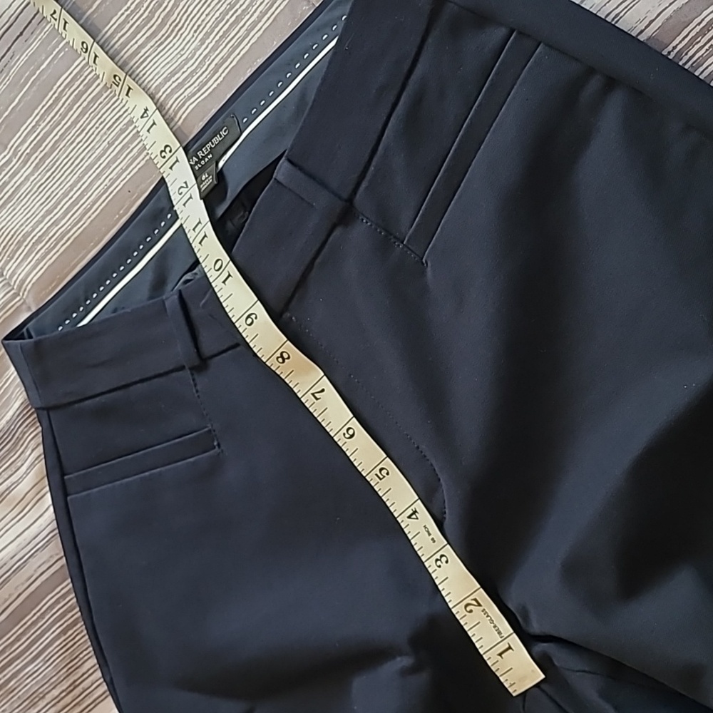 Banana Republic Sloan Pants Wmn 6L Long Navy Blue Career Business Office - Picture 14 of 16